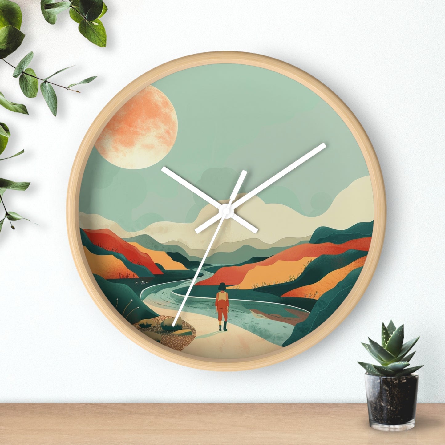 Wall Clock - Nature-Inspired Home Decor