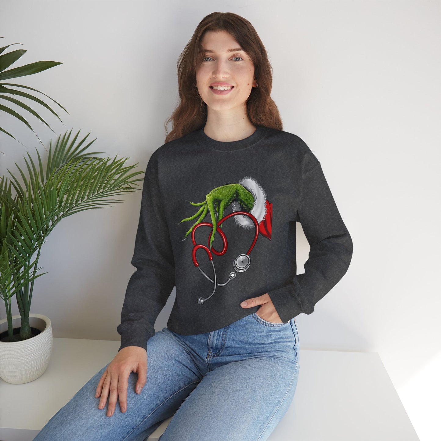 Unisex Crewneck Sweatshirt Funny  Christmas | Nurse | Doctor | Med Student gift