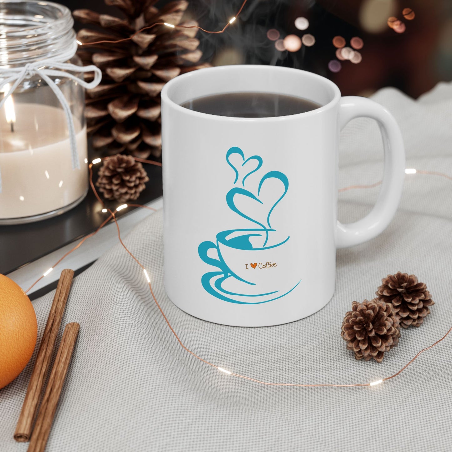 Inspirational Ceramic Mug - 11oz, Perfect Gift for Coffee Lovers