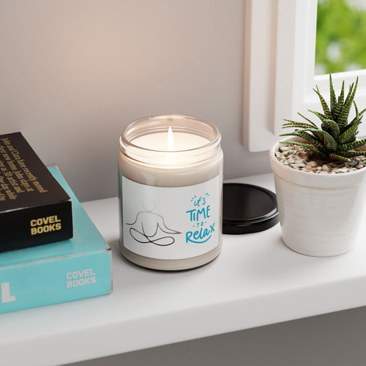 Relaxing Scented Soy Candle - Perfect for Mindfulness & Self-Care