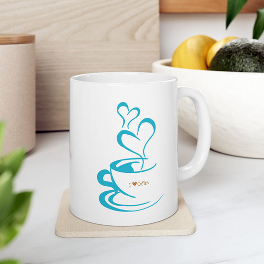 Inspirational Ceramic Mug - 11oz, Perfect Gift for Coffee Lovers